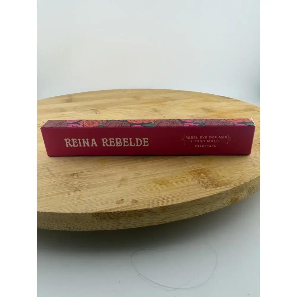 Reina Rebelde Rebel Eye Definer Liquid Matte Eyeliner Exagerada Black NIB